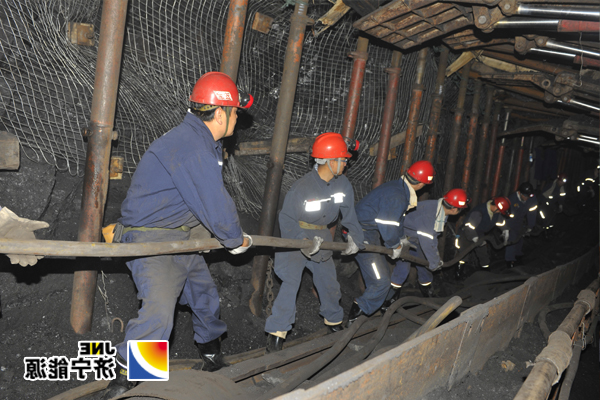 运河煤矿：科室人员下井义务劳动撤电缆