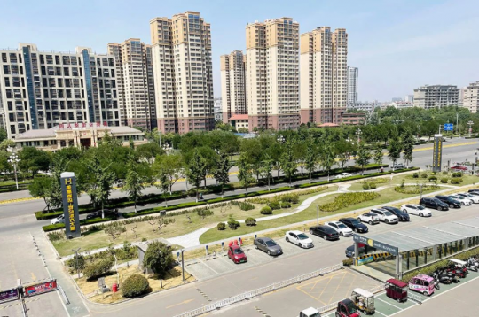 世纪东方大厦外部景观改造完成