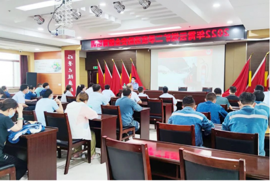 霄云煤矿组织开展消防安全教育和联合应急演练活动