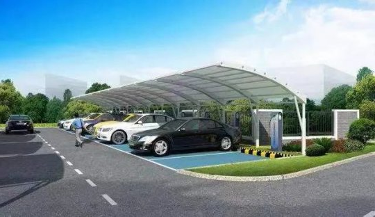 我为职工办实事丨义桥煤矿新能源汽车二期充电停车场开工啦！