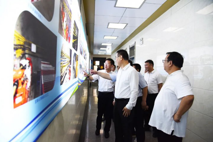 国家矿山安全监察局山东局领导到金源煤矿检查指导工作