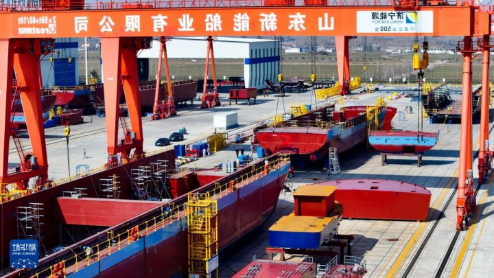 新华网丨山东济宁：着力发展内河新能源船舶装备产业